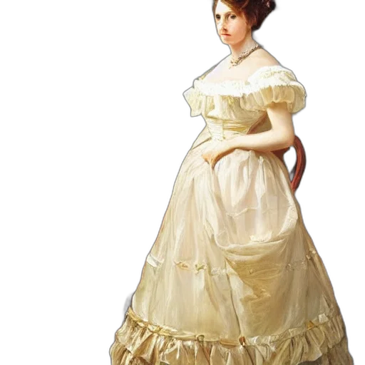 dress, hat, photorealistic, concept art transparent PNG cut-out