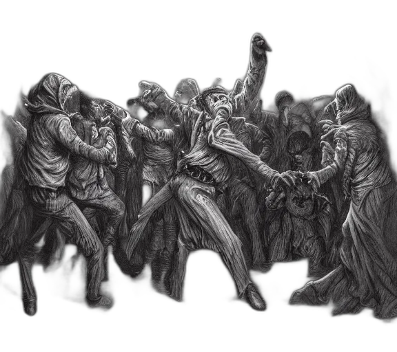 jacket, mask, weapon, concept art transparent PNG cut-out