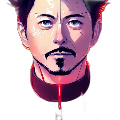 face, staff, mask, robot, pixel art, comic book art, concept art, anime transparent PNG cut-out