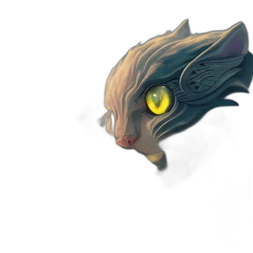 dragon, creature, mask, face, concept art, fantasy art, watercolor, 3d render transparent PNG cut-out