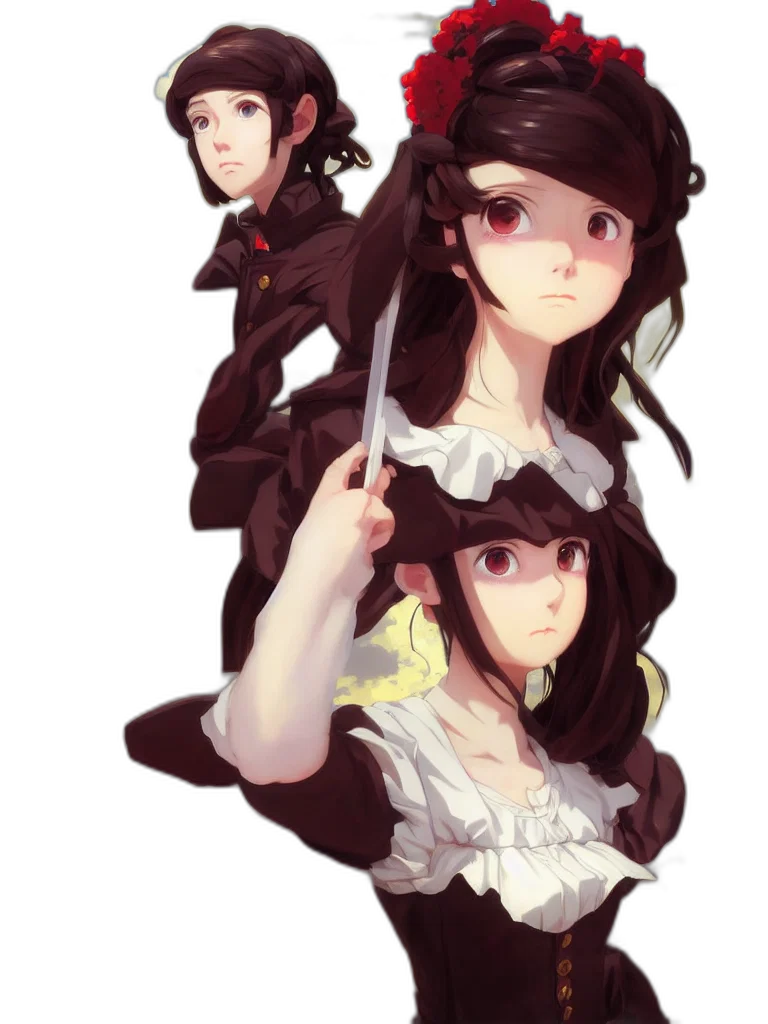 staff, crown, hat, weapon, anime, concept art, fantasy art, pixel art transparent PNG cut-out