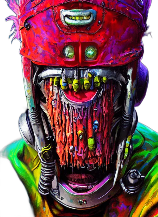 mask, face, robot, creature transparent PNG cut-out
