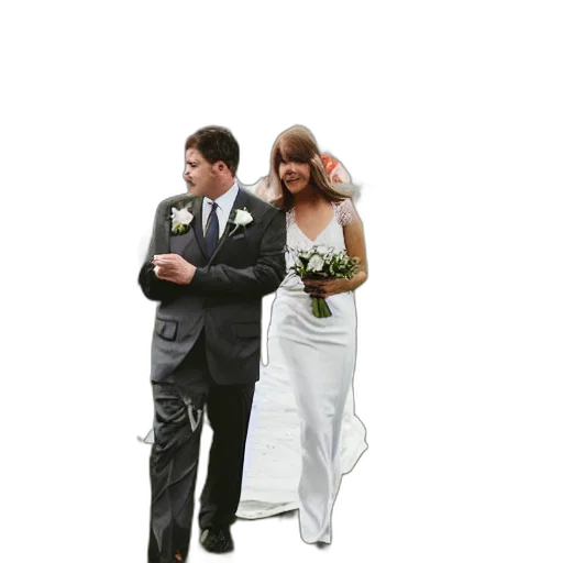 dress, umbrella, staff, photorealistic, 3d render, concept art, pixel art, monochrome transparent PNG cut-out
