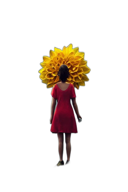 dress, flower, crown, hat, 3d render, photorealistic, concept art, pixel art transparent PNG cut-out