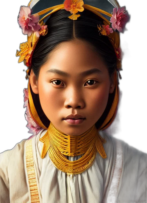 face, jewelry, mask, crown, photorealistic, oil painting, fantasy art, concept art transparent PNG cut-out