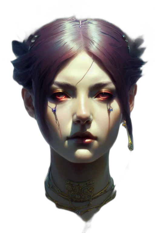 face, crown, mask, jewelry, fantasy art, concept art, photorealistic, cyberpunk transparent PNG cut-out