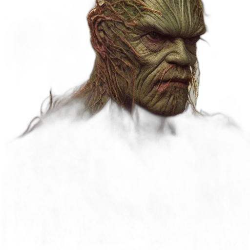 face, creature, mask, staff, concept art, fantasy art, photorealistic, comic book art transparent PNG cut-out