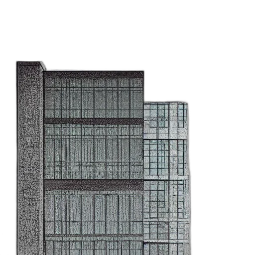 building, furniture, 3d render, concept art transparent PNG cut-out