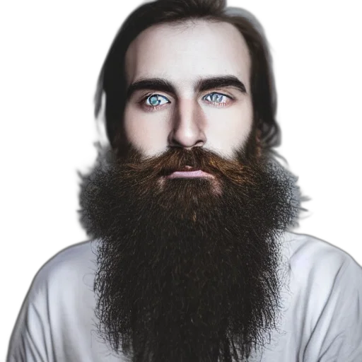 hair, face, creature, animal transparent PNG cut-out