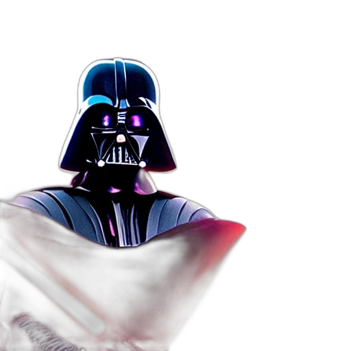 mask, concept art, comic book art, 3d render, fantasy art, outer space, dark, darth transparent PNG cut-out