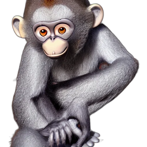 animal, staff, jewelry, creature, photorealistic, 3d render, concept art, cartoon transparent PNG cut-out