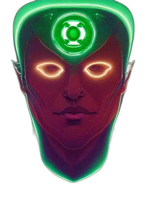 mask, face, robot, comic book art transparent PNG cut-out