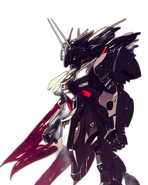 robot, weapon, sword, dragon, concept art, cyberpunk, pixel art, fantasy art transparent PNG cut-out