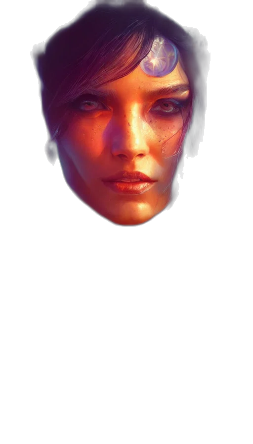 face, mask, robot, crown transparent PNG cut-out