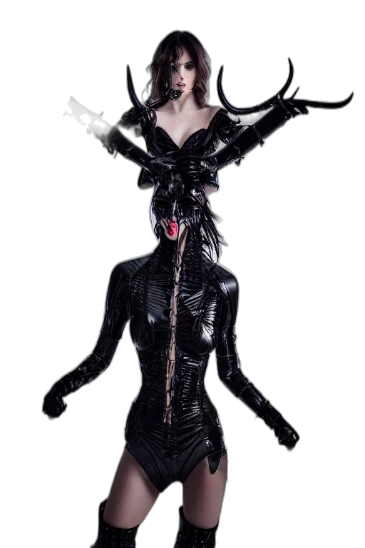 creature, staff, mask, dress, concept art, 3d render, fantasy art, beautifull transparent PNG cut-out