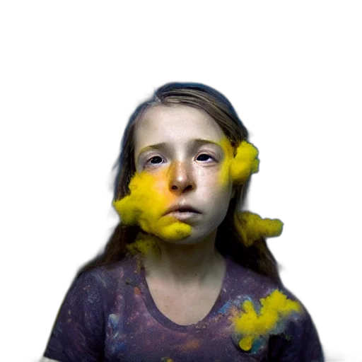 face, mask, flower, staff transparent PNG cut-out