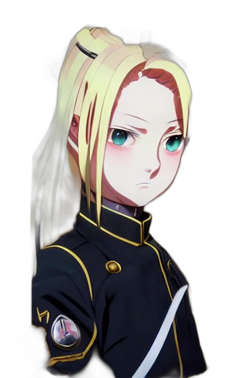 staff, crown, face, jacket transparent PNG cut-out