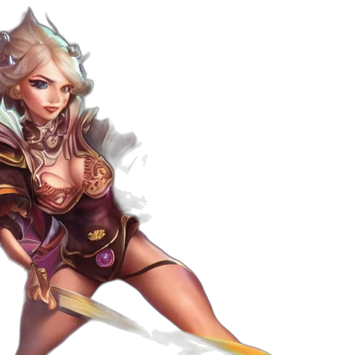 fantasy art, concept art, pixel art, photorealistic, golden, league, legends, splashart transparent PNG cut-out