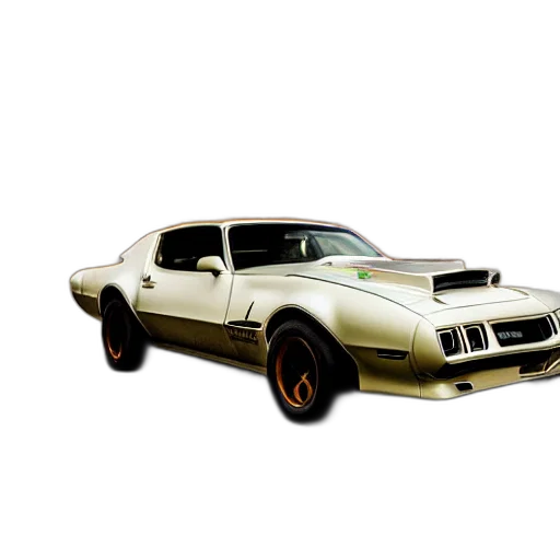 car, weapon, 3d render, photorealistic transparent PNG cut-out
