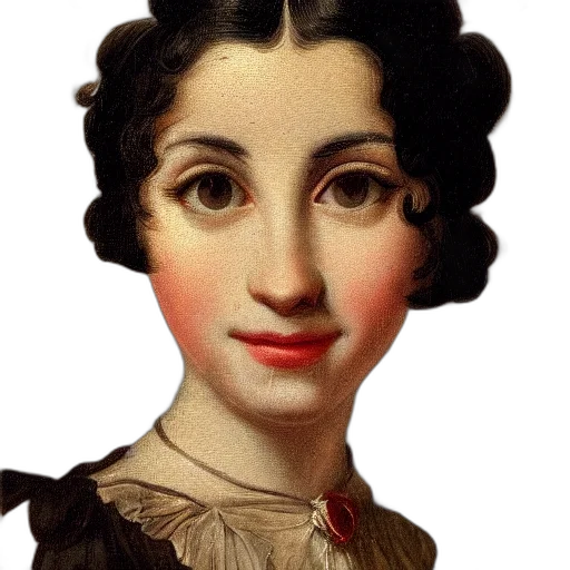 face, dress, jewelry, staff transparent PNG cut-out