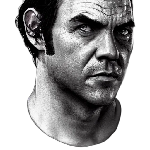 face, photorealistic, comic book art, concept art, fantasy art, well, designed, portrait transparent PNG cut-out
