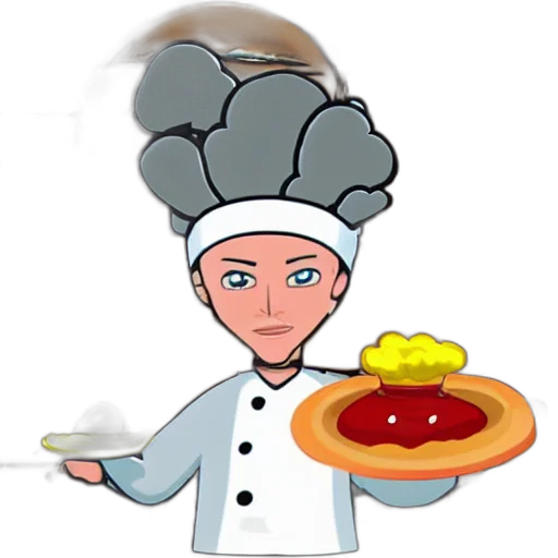 food, staff, hat, cartoon, concept art, pixel art, 3d render, sheep transparent PNG cut-out