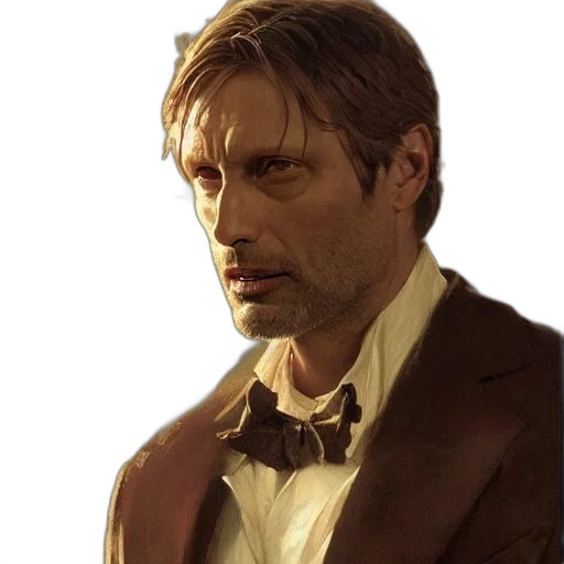 face, staff, jacket, concept art transparent PNG cut-out