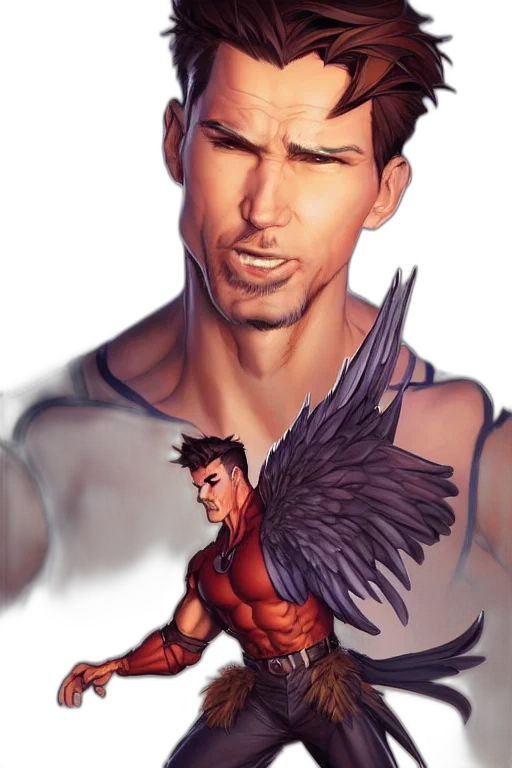 dragon, face, fantasy art, comic book art, concept art, photorealistic, character, art transparent PNG cut-out