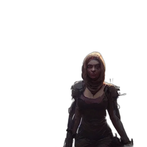 staff, weapon, mask, face, concept art, fantasy art, 3d render, cyberpunk transparent PNG cut-out