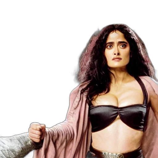 epic, photo, salma, hayek transparent PNG cut-out