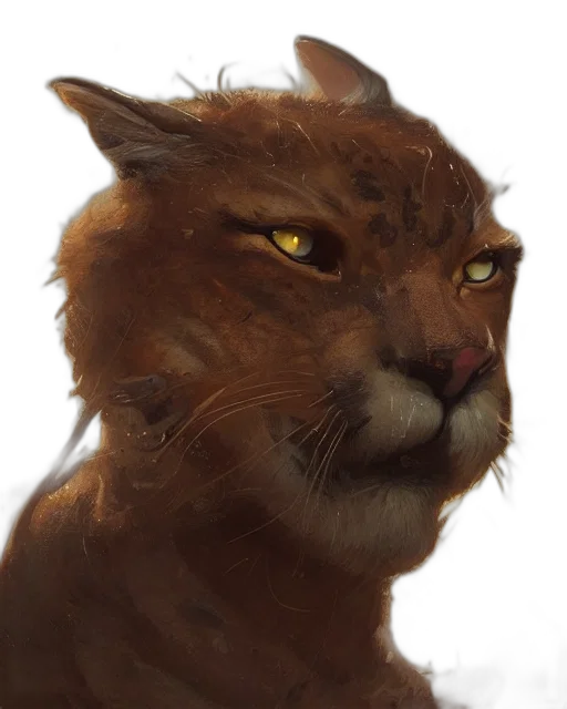 animal, creature, face, staff transparent PNG cut-out