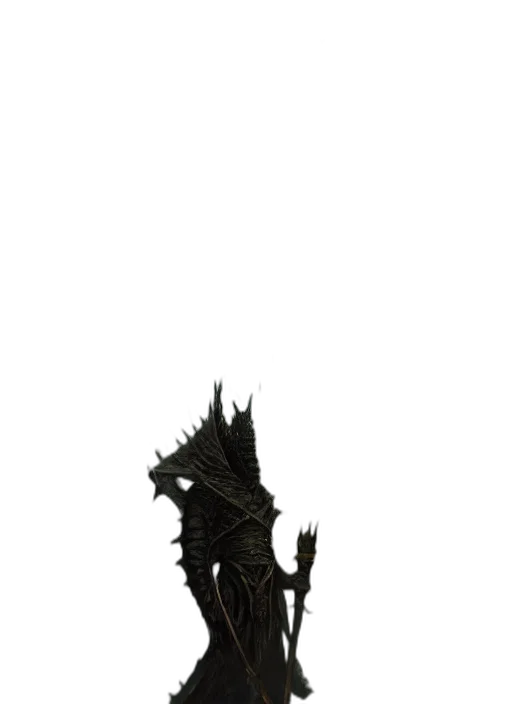 dragon, staff, creature, weapon, concept art, fantasy art, 3d render, pixel art transparent PNG cut-out