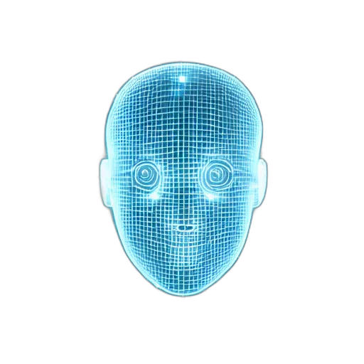 mask, robot, face, creature transparent PNG cut-out