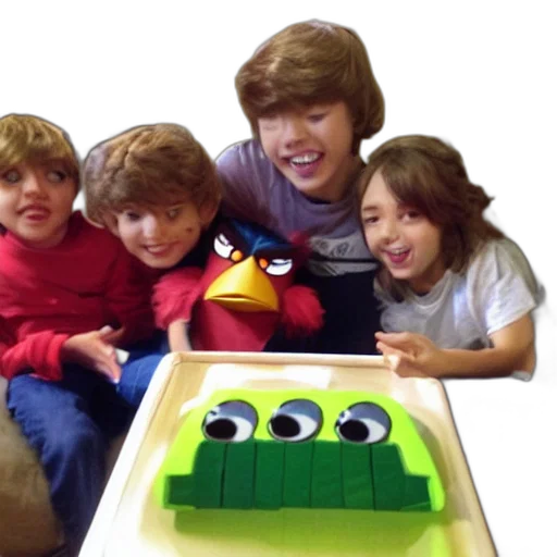 playing, angry, birds, kevin transparent PNG cut-out