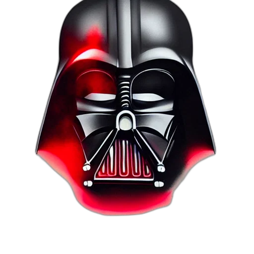 mask, face, weapon, photorealistic, comic book art, concept art, 3d render, darth transparent PNG cut-out