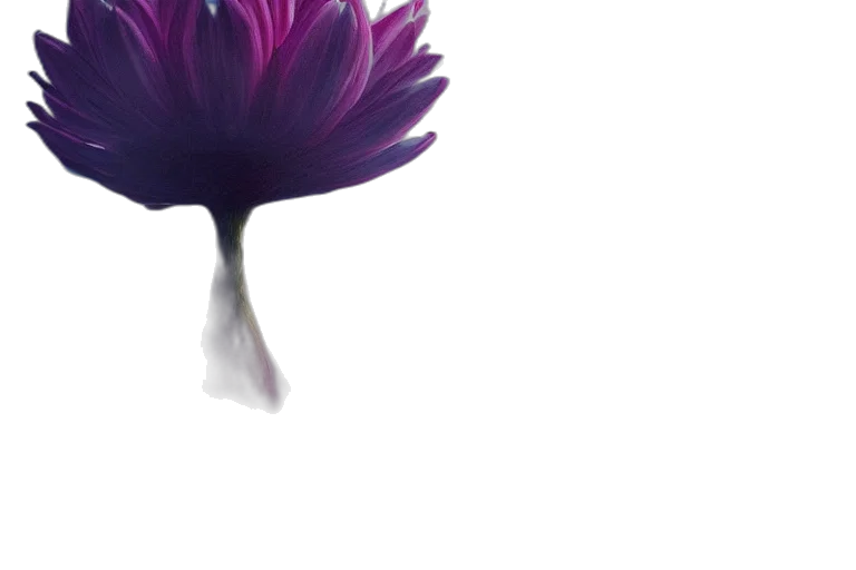 flower, crown, hair, umbrella, 3d render, photorealistic, concept art, pastel transparent PNG cut-out