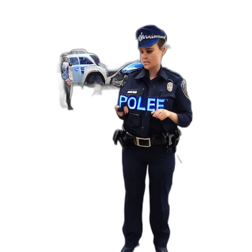 car, weapon, staff, robot transparent PNG cut-out