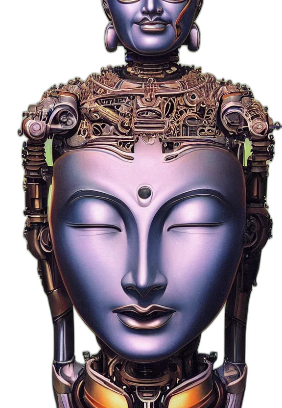 mask, jewelry, face, crown, photorealistic, cyberpunk, 3d render, concept art transparent PNG cut-out