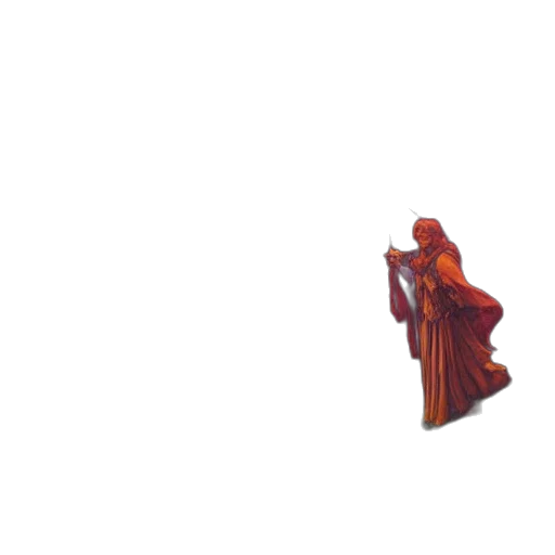 dress, staff, robot, sword, 3d render, pixel art, concept art, fantasy art transparent PNG cut-out