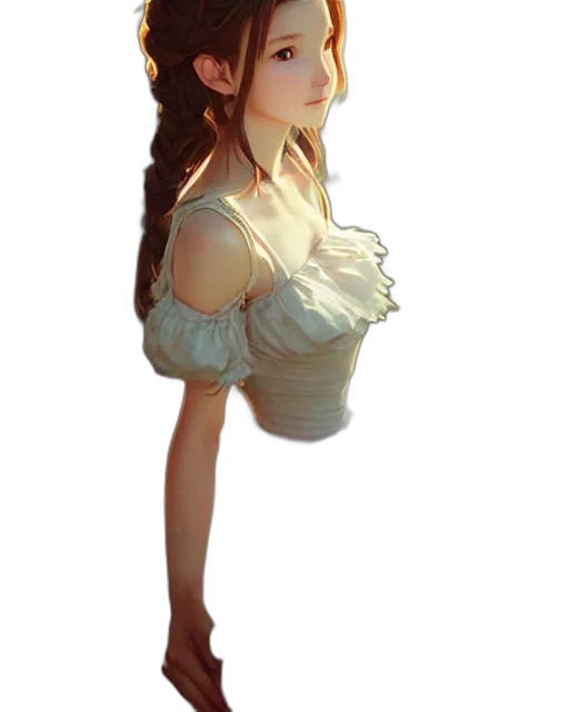 dress, staff, crown, face transparent PNG cut-out
