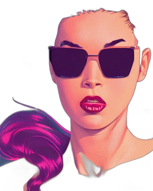 hair, face, mask, photorealistic transparent PNG cut-out