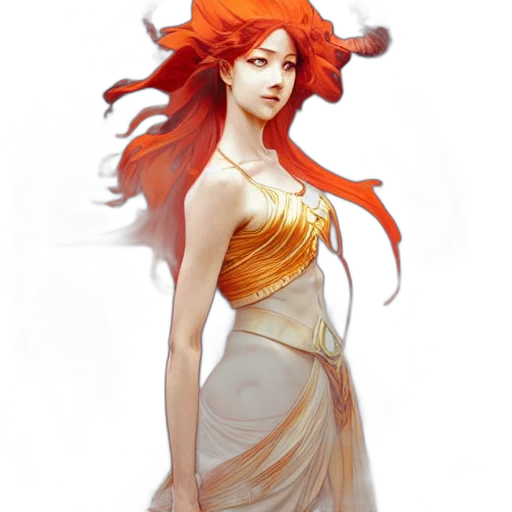 dress, crown, dragon, fantasy art transparent PNG cut-out