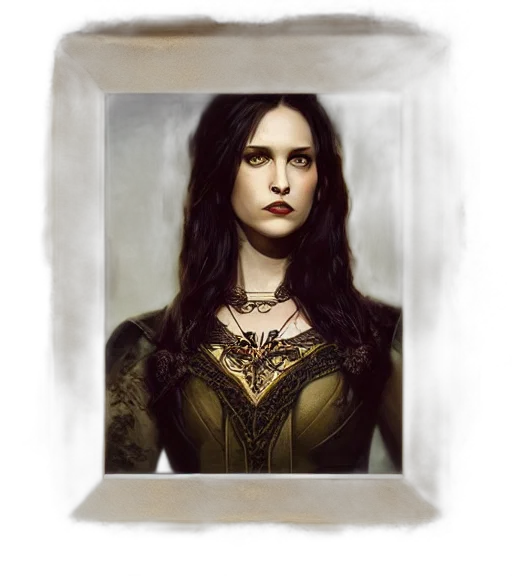 jewelry, face, dress, crown, fantasy art, concept art, photorealistic, comic book art transparent PNG cut-out