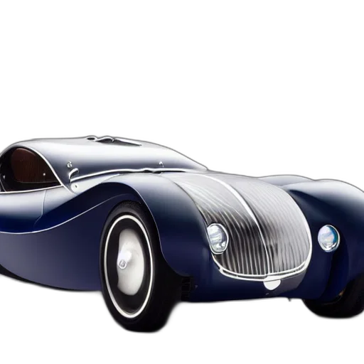 car, 3d render, photorealistic, concept art, bugatti, type, atlantic, concept transparent PNG cut-out