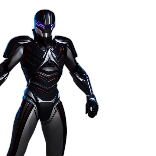 robot, concept art, 3d render, dark, still, photo, darkhawk, studio transparent PNG cut-out