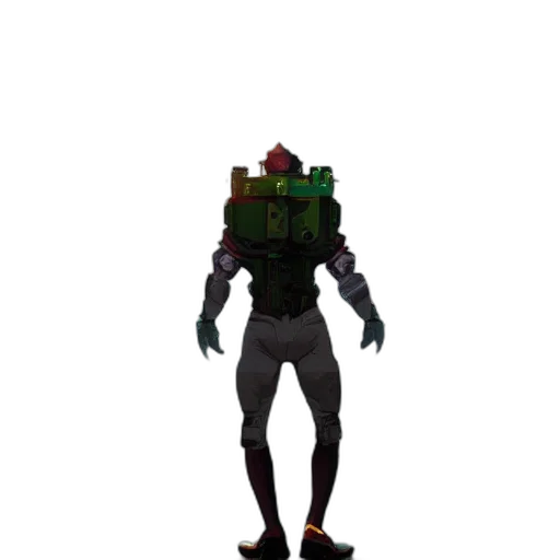 robot, creature, mask, hat transparent PNG cut-out