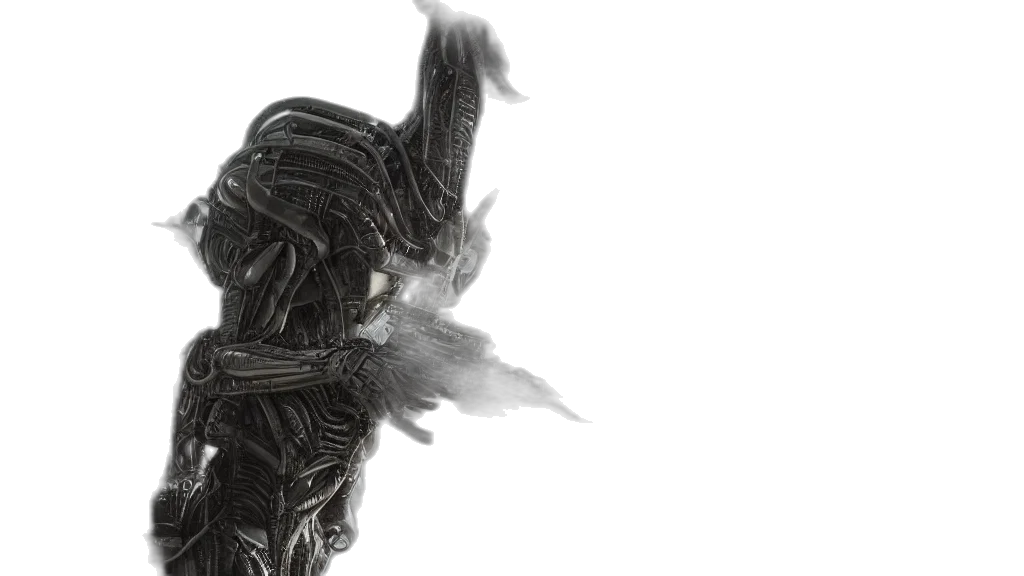 robot, dragon, creature, concept art, 3d render, aliens, brainsuckers, warriors transparent PNG cut-out