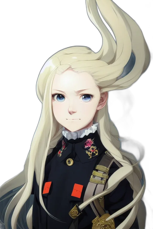 face, hair, staff, crown transparent PNG cut-out