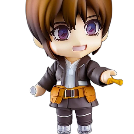 staff, 3d render, concept art, anime, cartoon, jim, carry, nendoroid transparent PNG cut-out