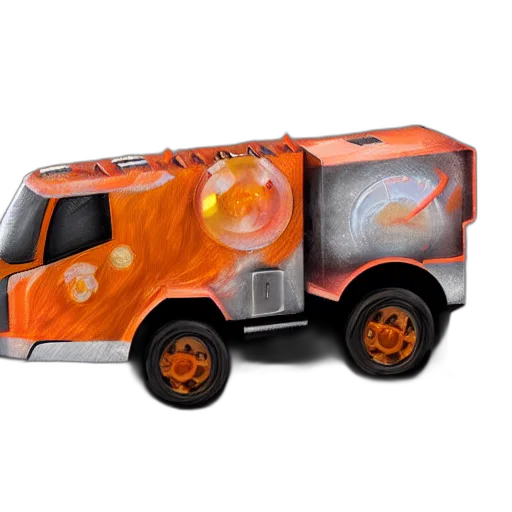 car, 3d render, concept art, outer space transparent PNG cut-out